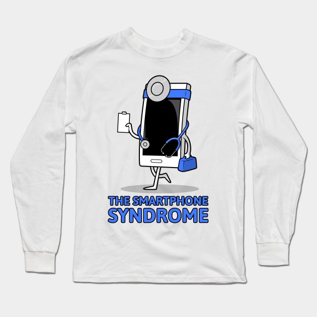 The Smartphone Syndrome Long Sleeve T-Shirt by JonesCreations